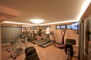 Fitness centrum a/nebo fitness zařízení v ubytování Old Plovdiv House in Kapana Area