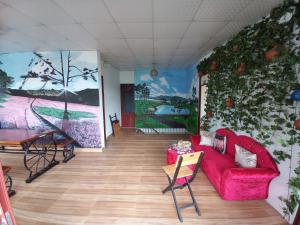 Posezení v ubytování Homestay HoLo