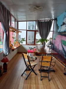 Posezení v ubytování Homestay HoLo