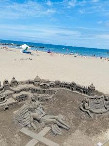 Plaża w domu wakacyjnym lub w pobliżu
