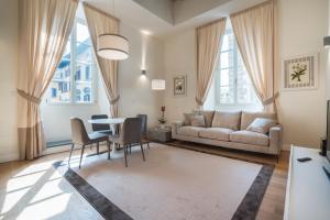 Χώρος καθιστικού στο Brunelleschi Suite