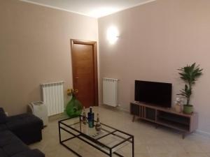 TV a/nebo společenská místnost v ubytování B&B "Sara"