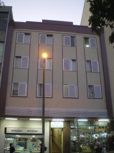 O edifício em que o hotel se localiza