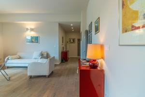 Postel nebo postele na pokoji v ubytování CASA BRIGITTE Comfort, Vista e Parcheggio