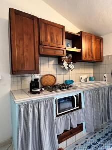 A kitchen or kitchenette at La Casetta Blu