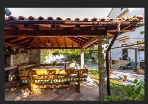 Zahrada ubytování Apartmani Velnic 2