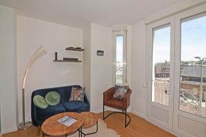 Prostor za sedenje u objektu L'Ango appartement triplex vue port