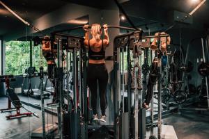 Fitness centrum a/nebo fitness zařízení v ubytování Casa Malca
