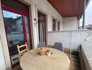 Balkón alebo terasa v ubytovaní 2 bedroom 107 m2 loft with balcony