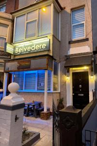 a building with a sign that reads beehiveride at Lee & Chris's Belvedere - Adults Only in Blackpool