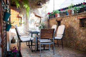 Patio alebo iná vonkajšia časť ubytovania Peninsula divina