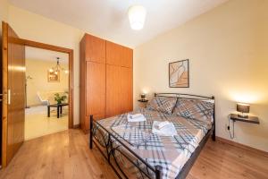 Posteľ alebo postele v izbe v ubytovaní Helen Corfu House