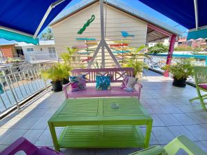 Balkón nebo terasa v ubytování Hotel De la Plage