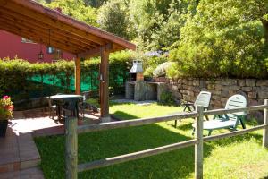 En have udenfor Casa La Pumarada de Villaviciosa