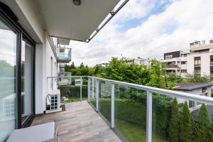 En balkong eller terrass på Bartycka Elegant Apartment
