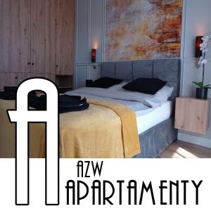 Posteľ alebo postele v izbe v ubytovaní Apartament Amber - AZW Gdańsk