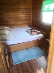 Postel nebo postele na pokoji v ubytování Ośrodek Wypoczynkowy Hacjenda