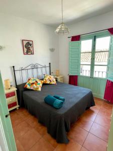 A bed or beds in a room at Casa Salamanquesa