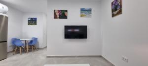 TV a/nebo společenská místnost v ubytování Apartamentos La Playa