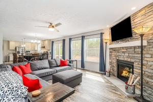 TV a/nebo společenská místnost v ubytování Leisure Lodge