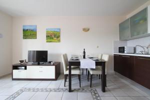 Kuchyň nebo kuchyňský kout v ubytování Apartment ANA-SOLINE