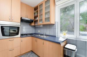 Kuchyňa alebo kuchynka v ubytovaní Apartment Andrej + 18 fotografií