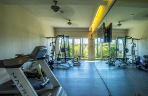 Das Fitnesscenter und/oder die Fitnesseinrichtungen in der Unterkunft The Lovina