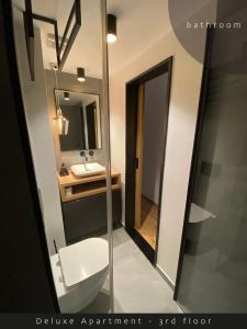 A bathroom at Piran Rooftop Apartments