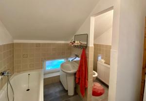 Vannituba majutusasutuses Apartmán U Babičky