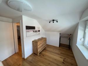Kuchyň nebo kuchyňský kout v ubytování Ferienhaus Gmunden