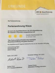 a rejection letter for a dpk reassigning program at Ferienwohnung Klaus in Wolfegg