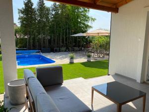 The swimming pool at or close to Best Apartman Lelle