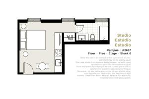 Lisbon Serviced Apartments - Campos平面图