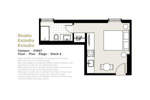 Lisbon Serviced Apartments - Campos平面图