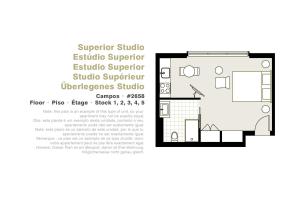 Lisbon Serviced Apartments - Campos平面图