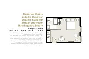 Lisbon Serviced Apartments - Campos平面图