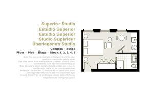 Lisbon Serviced Apartments - Campos平面图