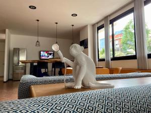 TV a/nebo společenská místnost v ubytování B&B Moresco