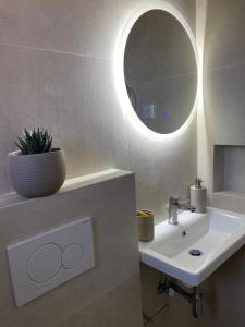 Koupelna v ubytování Libera Private Rooms