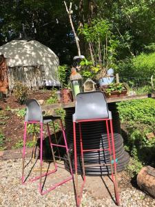 The Loveshack Lodge Balquhidder外面的花园
