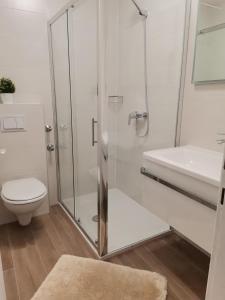 Koupelna v ubytování Apartments Dumencic Rab