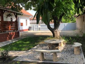 Vonkajšia záhrada v ubytovaní Mormota Vendégház