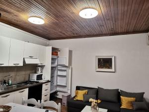 Kuchyň nebo kuchyňský kout v ubytování Apartments Dumencic Rab
