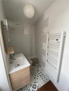 Koupelna v ubytování La Violette