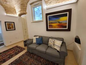A seating area at Casa Santa Maria - Beautifully restored house in centro storico Irsina Basilicata Puglia