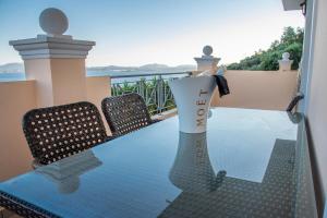 A balcony or terrace at Villa Sotiris