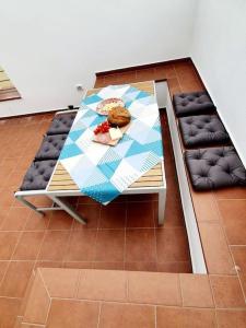 A seating area at Casa Santa Maria - Beautifully restored house in centro storico Irsina Basilicata Puglia