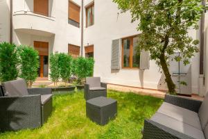Vonkajšia záhrada v ubytovaní Florence Michelangelo Suite Apartment