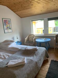 Postelja oz. postelje v sobi nastanitve Lønstrup Strandhotel