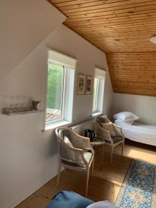 Postelja oz. postelje v sobi nastanitve Lønstrup Strandhotel